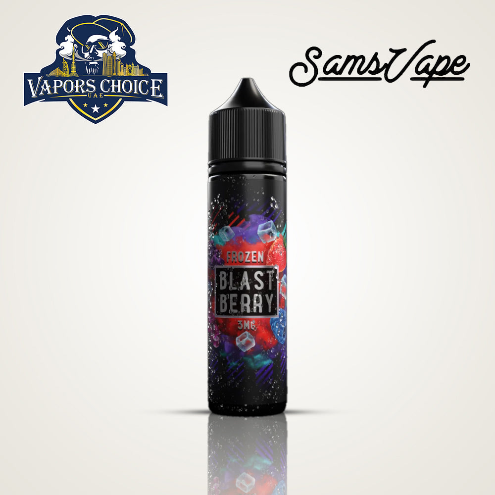 SAMS VAPE Premium E-Liquids  60ML & 120ML Juice (FROZEN SERIES) Blast Berry UAE Al Sharjah